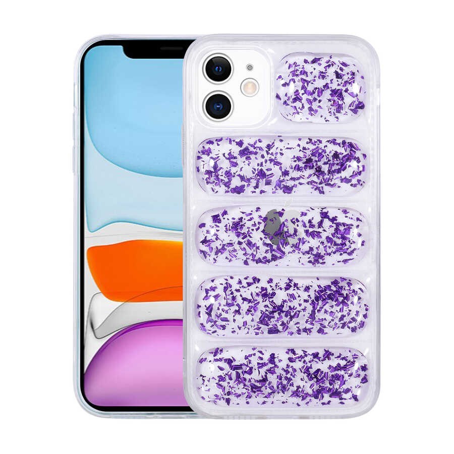 iPhone 12 Kamera Korumalı Simli Airbag'li Zore Dalga