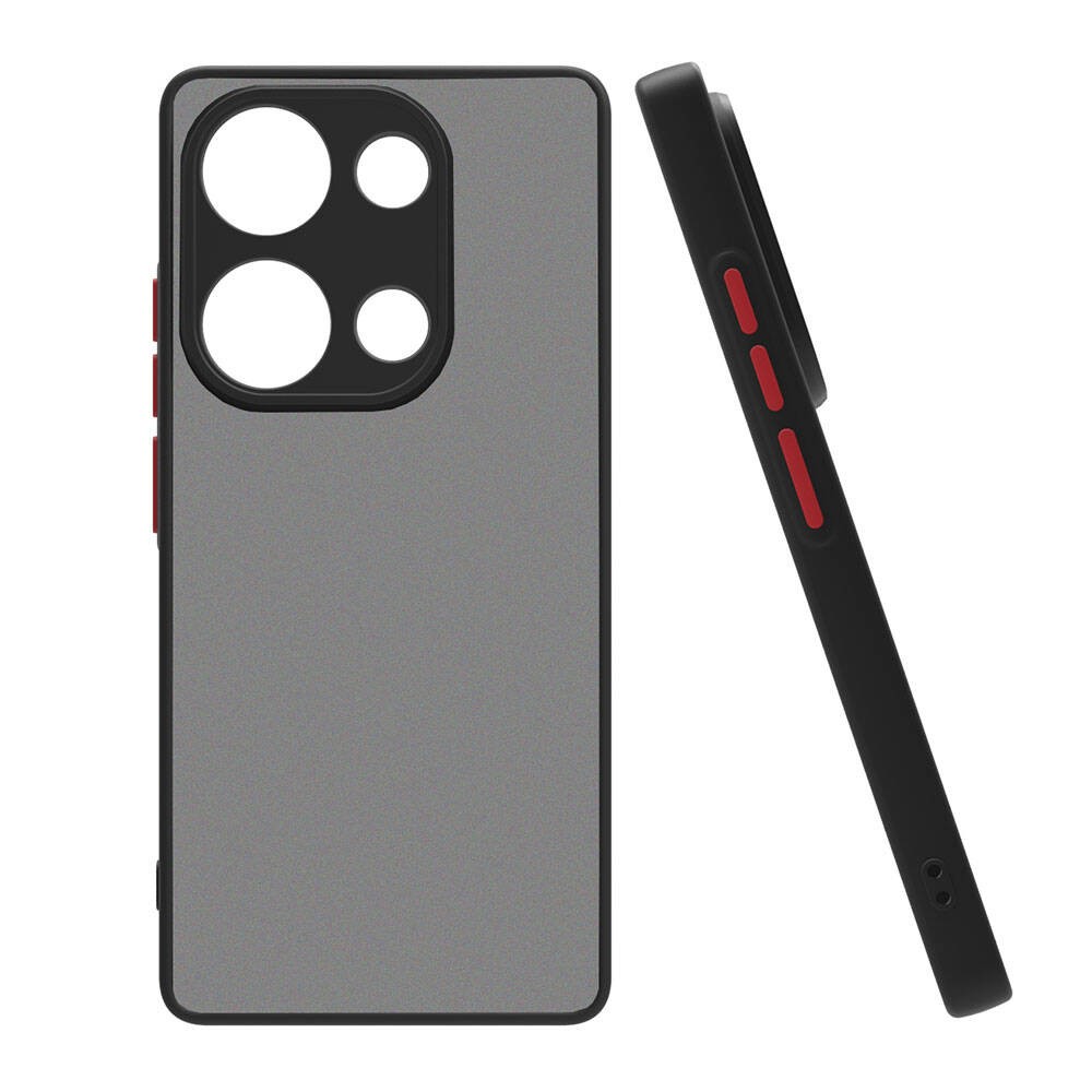 Redmi Note 13 Pro 4G Compatible Rona Quality Hux Case with Colorful Buttons