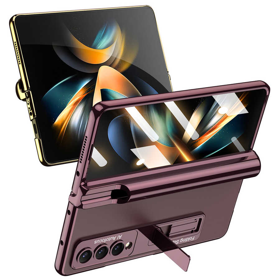 Galaxy Z Fold 4 Zore Kıpta Standlı Kalem Bölmeli
