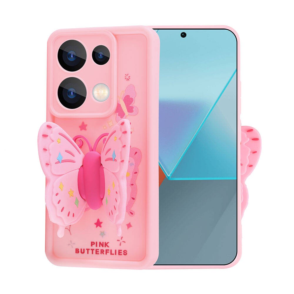 Xiaomi Redmi Note 13 Pro 4G Kamera Korumalı Figür Tasarımlı Zore Kapya Kılıf