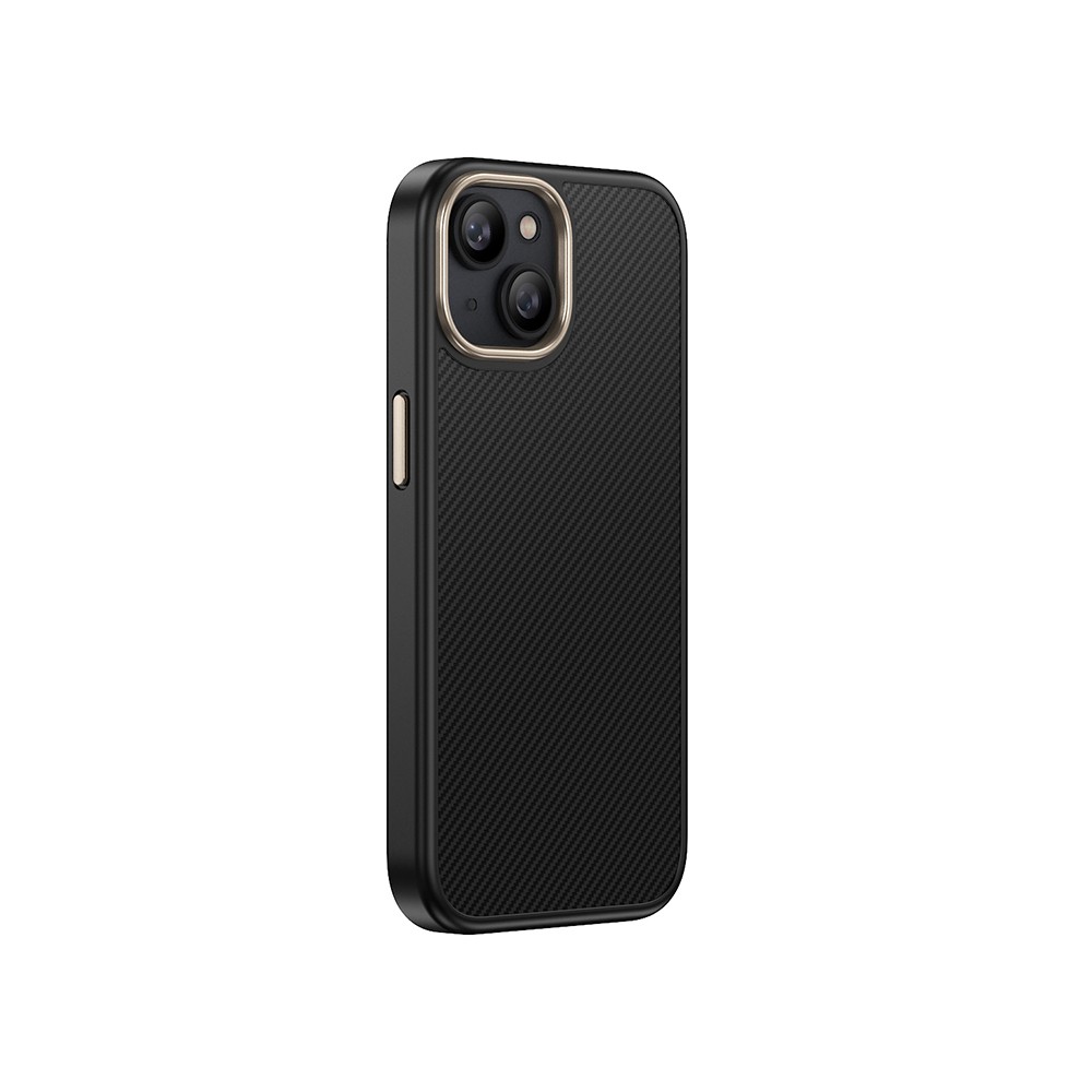 Apple iPhone 15 Kılıf M-safe Şarj Özellikli Karbon Fiber Görünümlü Zore Antina Kapak