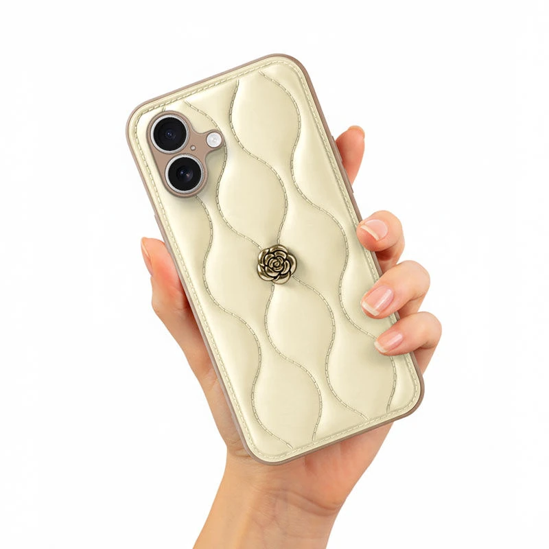 iPhone 16 Plus Uyumlu Zebana Camellia Kılıf