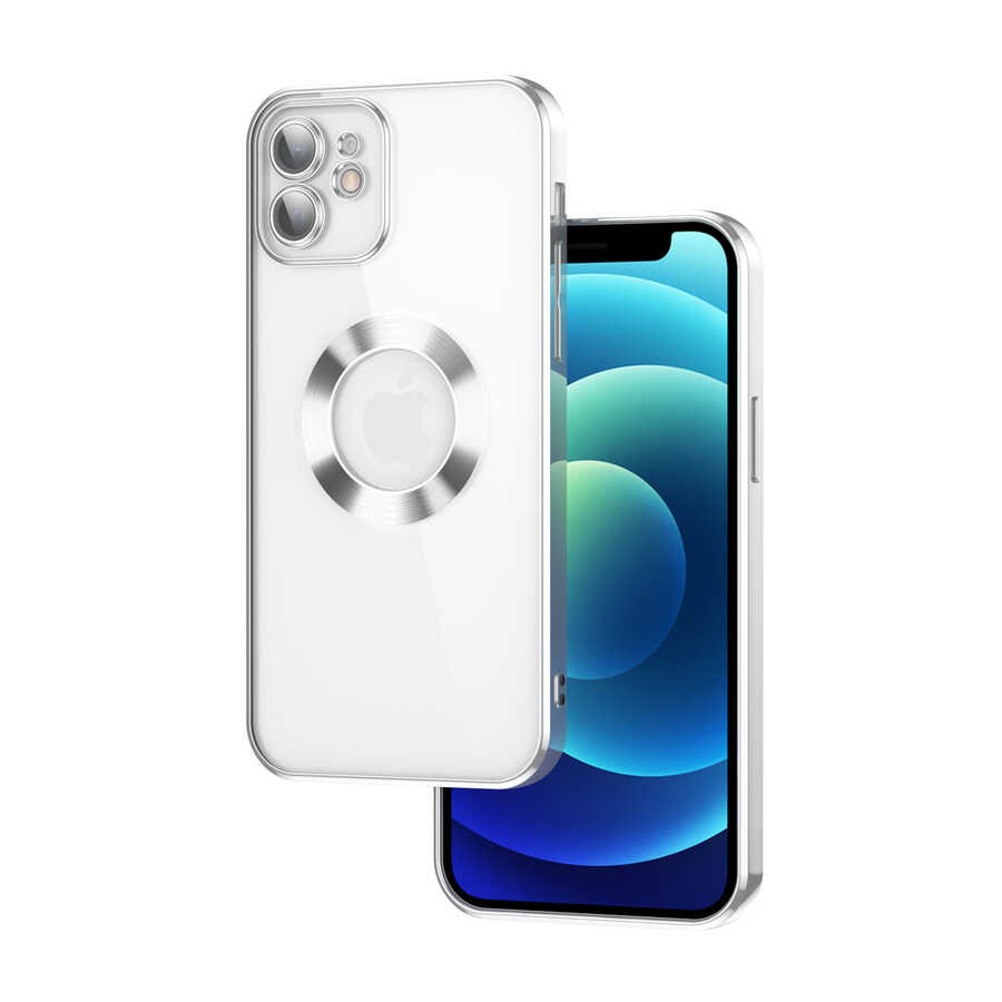 iPhone 11 Kamera Korumalı Logo Gösteren Zore Omega Kılıf