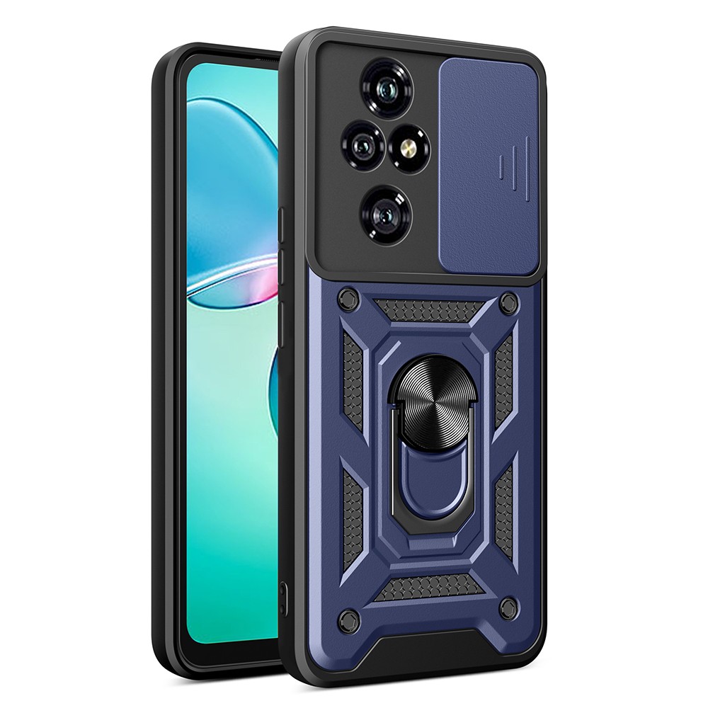 Honor 200 Pro Kılıf Magnetik Standlı Kamera Korumalı Zore Sürgülü Vega Kılıf