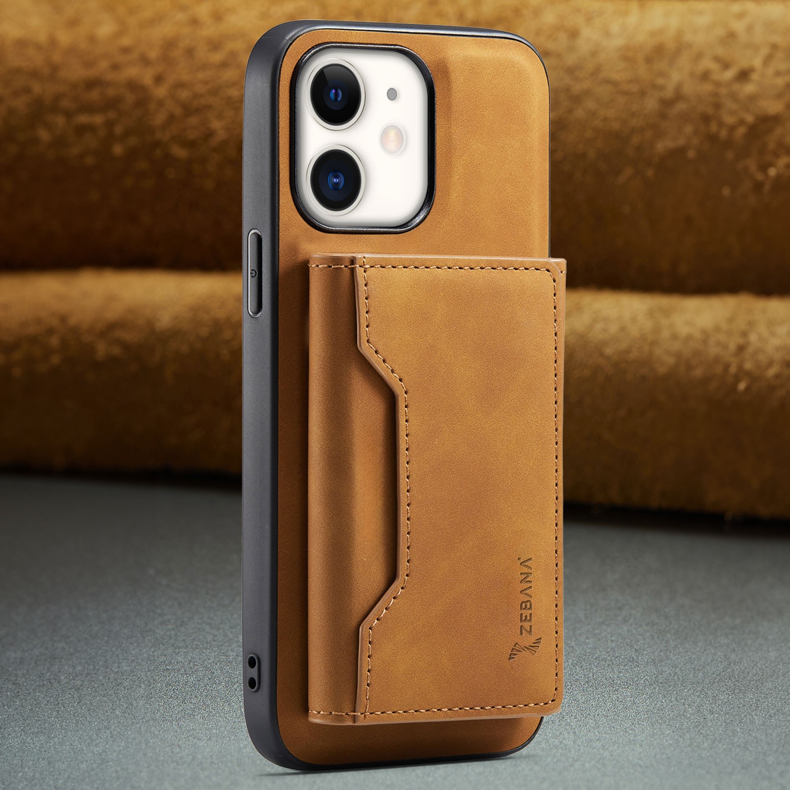 Apple-iphone 11 Uyumlu Zebana 2in1 Elite Class Cüzdanlı Deri Kılıf