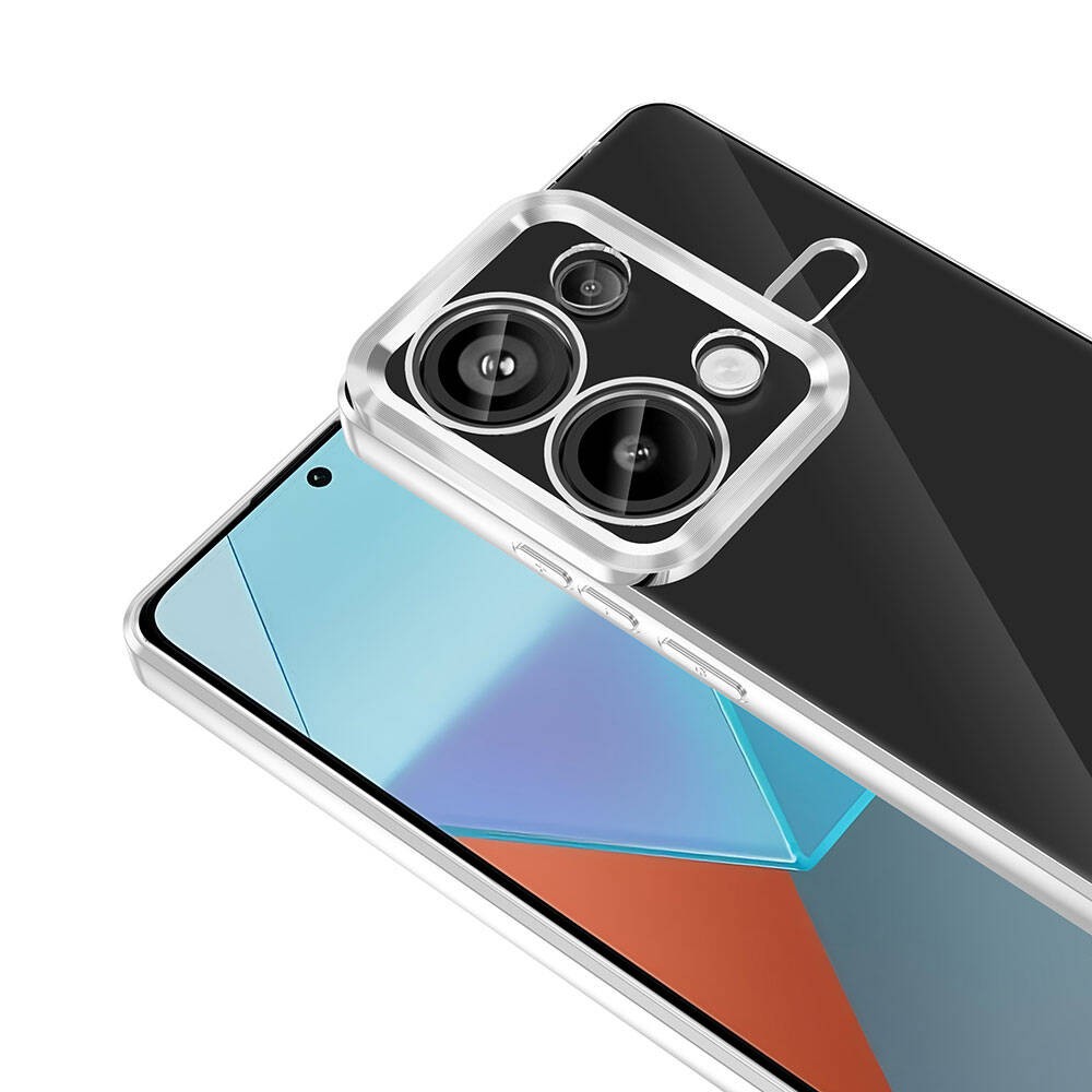 Xiaomi Redmi Note 13 Pro 4G Kamera Korumalı Logo Gösteren Zore Omega Kılıf