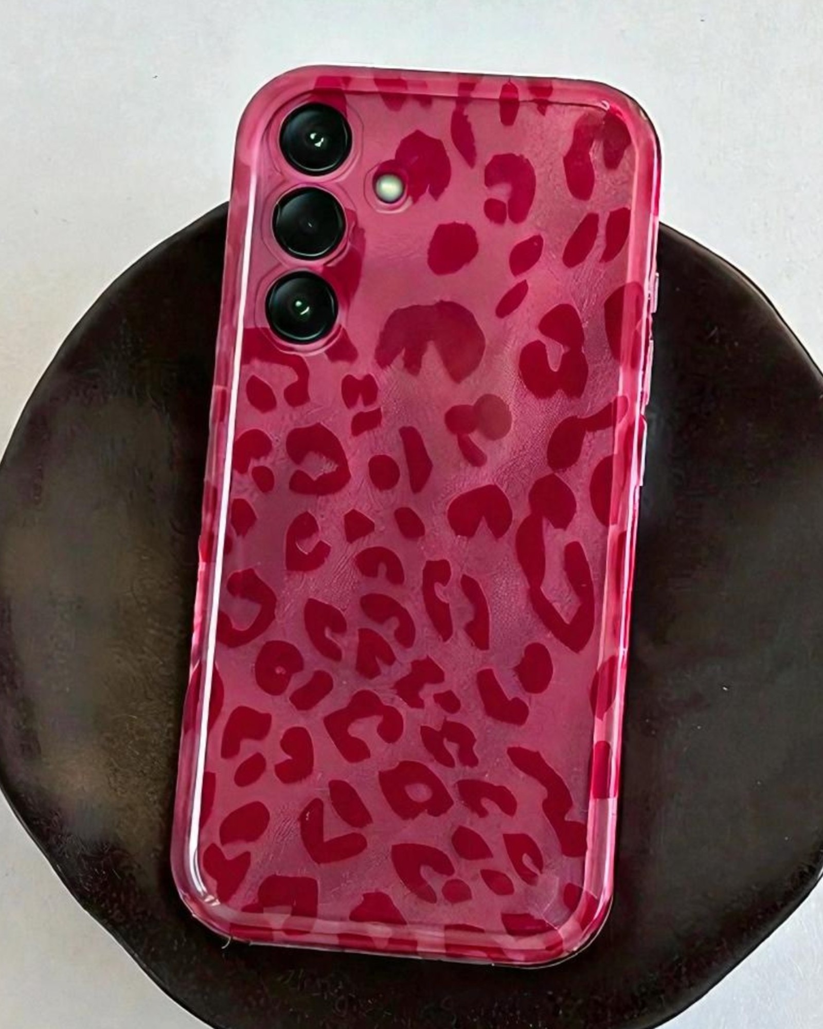 Samsung Galaxy S25 Uyumlu Leopar Desenli Zebana Luxe Silikon Kılıf