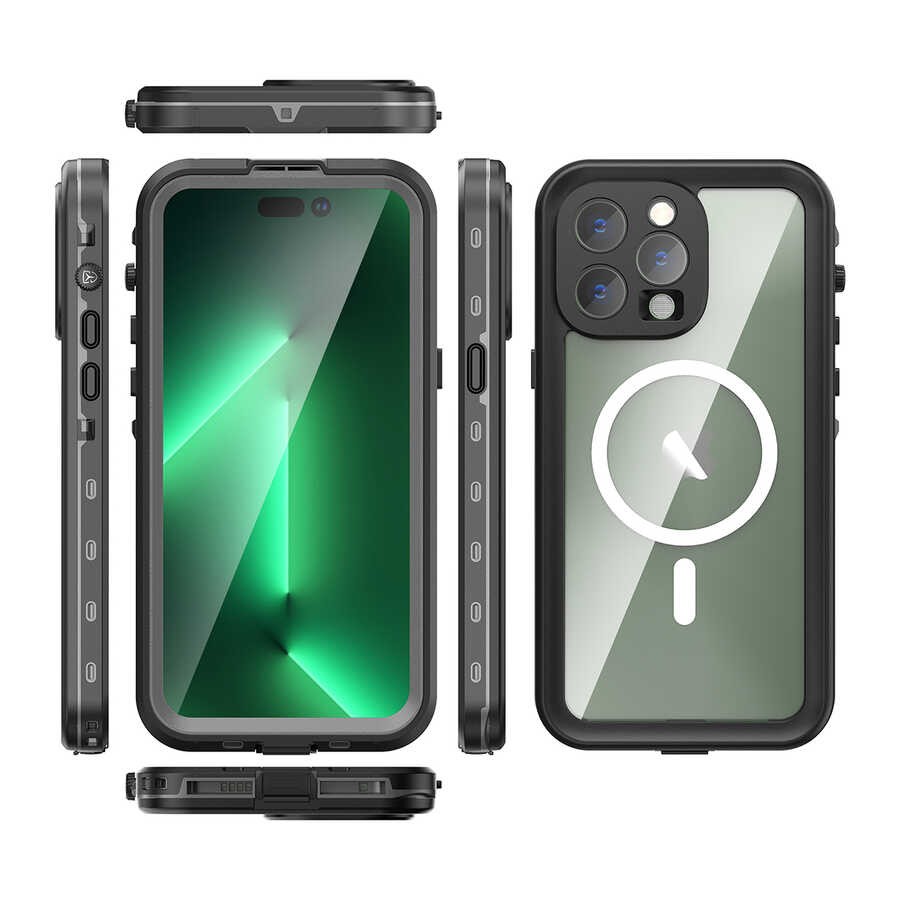 iPhone 14 Pro Max Uyumlu 1-1 Su Geçirmez Kılıf