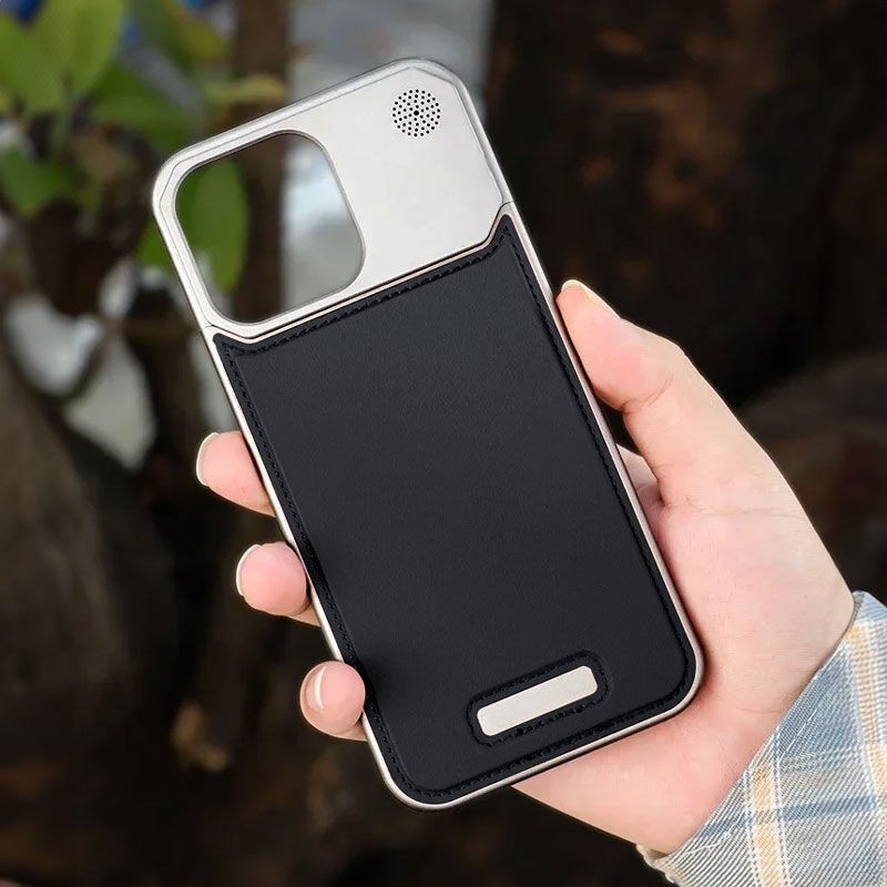 iPhone 15 Pro Max Zebana Koku Hazneli Magsefe Alüminyum Kılıf