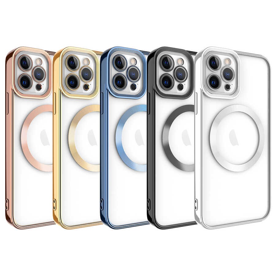 iPhone 12 Pro Magsafe Wireless Şarj Özellikli Zore Setro Silikon