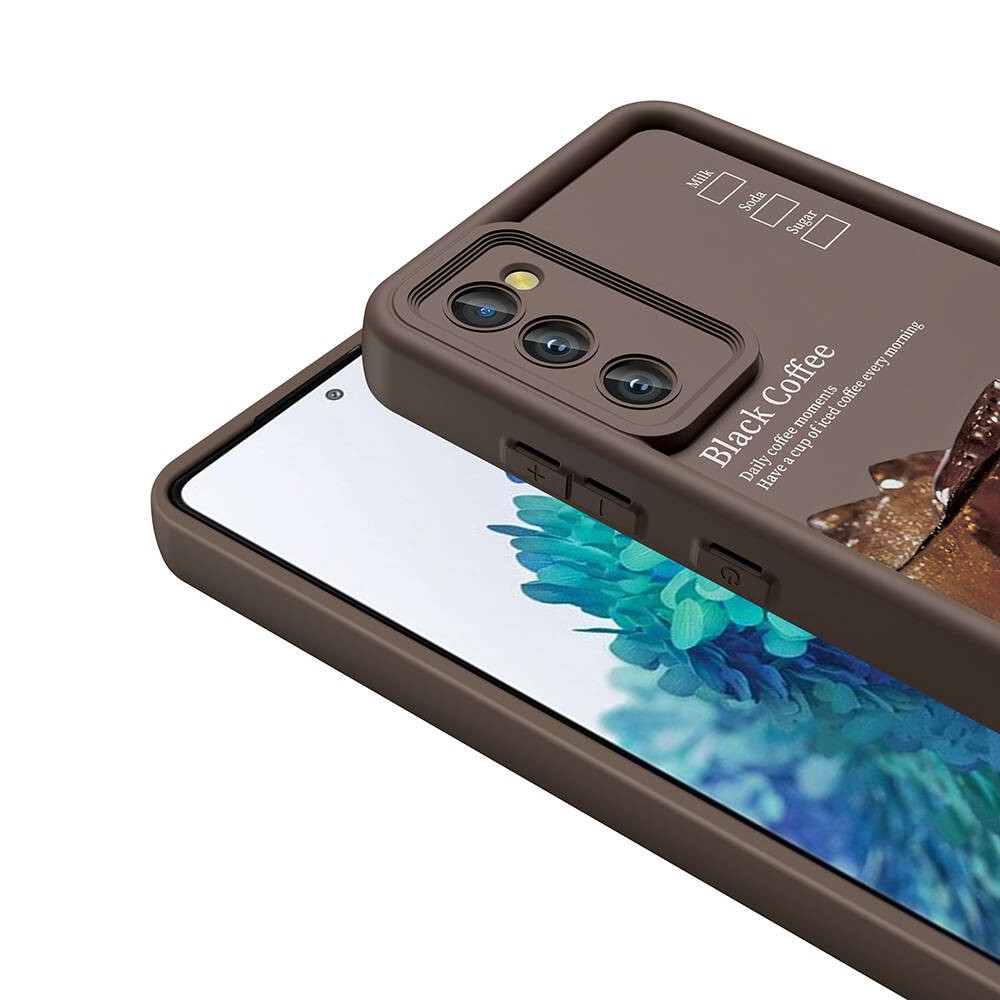 Galaxy S20 FE Kamera Korumalı Baskılı Arka Yüzey Zore Klas Kılıf
