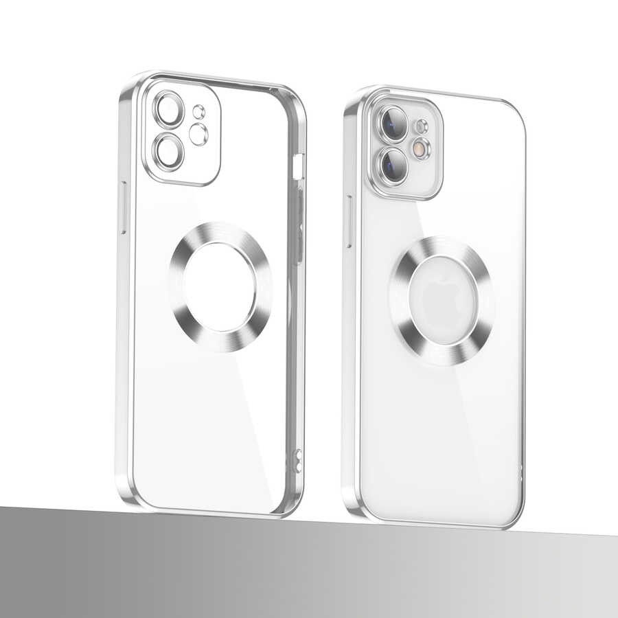 iPhone 11 Kamera Korumalı Logo Gösteren Zore Omega Kılıf