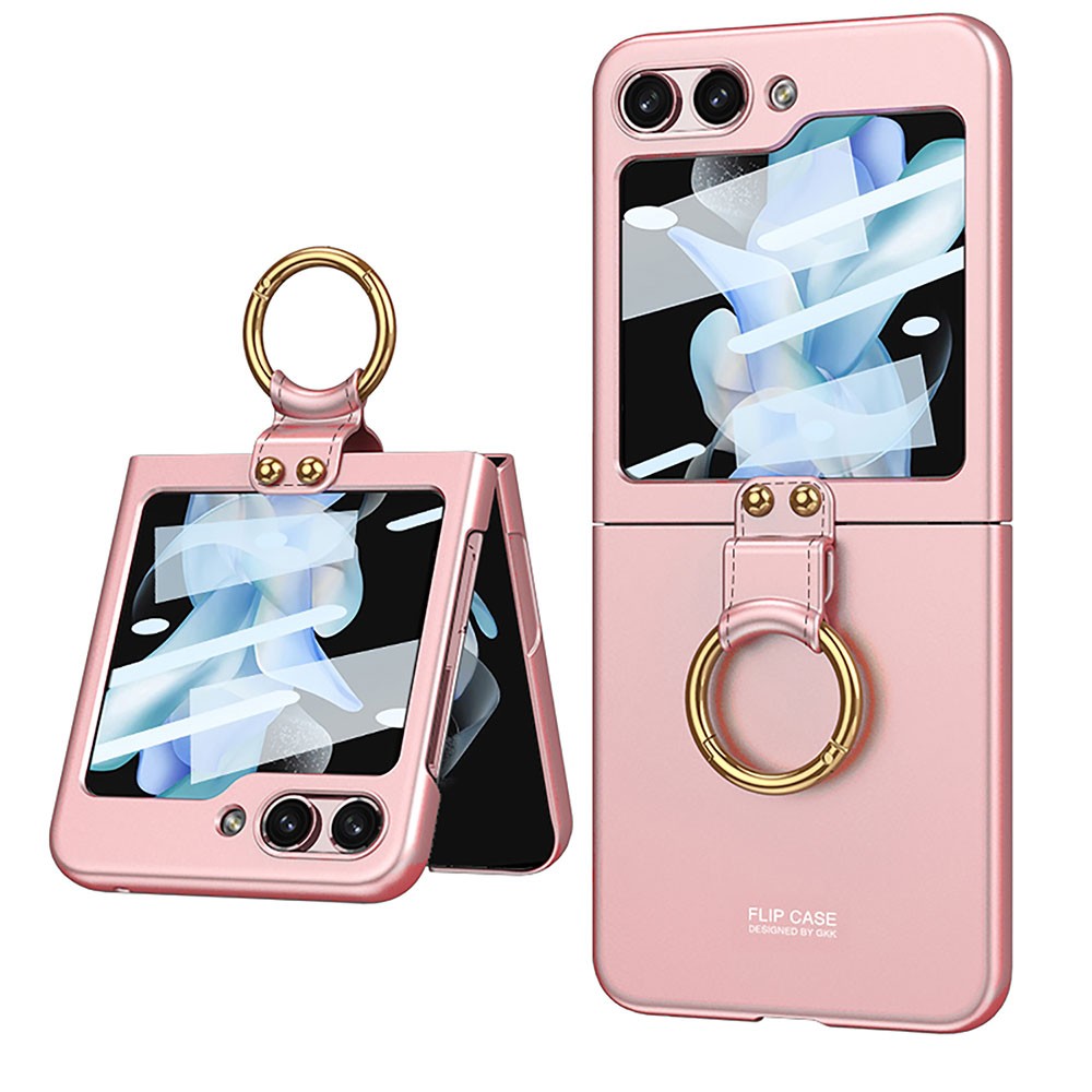 Galaxy Z Flip 5 Zore Kıpta Yüzüklü Flip Sert