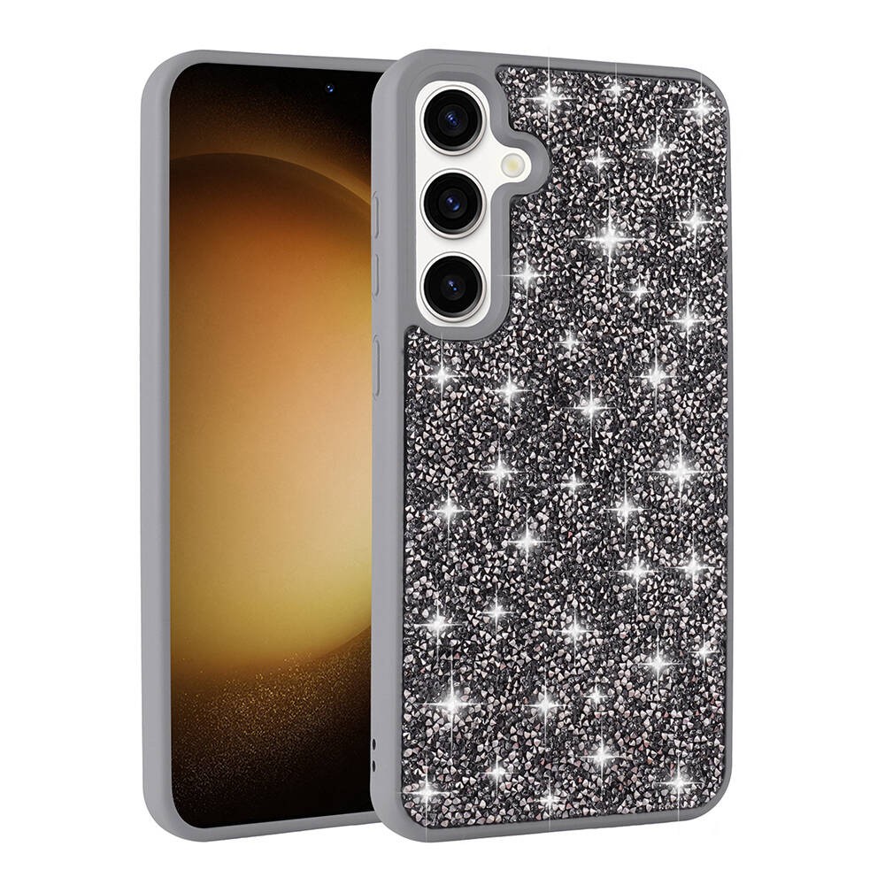 Galaxy S24 Parlak Taşlı Tasarım Zore Pırlanta