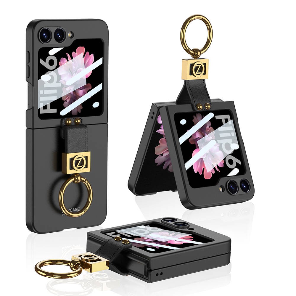 Galaxy Z Flip 6 Zore Z Harfli Yüzüklü Kıpta