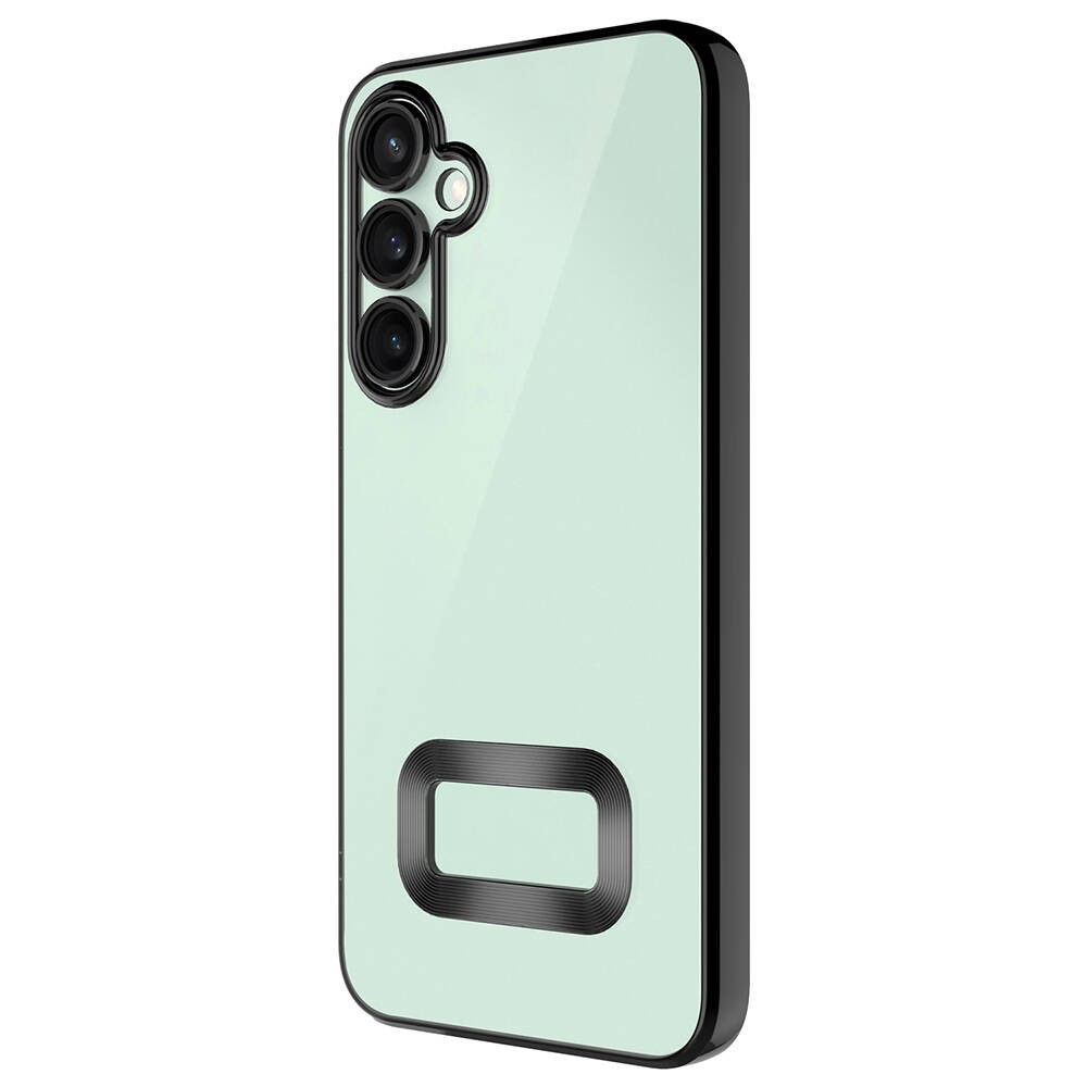 Galaxy S24 Kamera Korumalı Logo Gösteren Zore Omega Kılıf