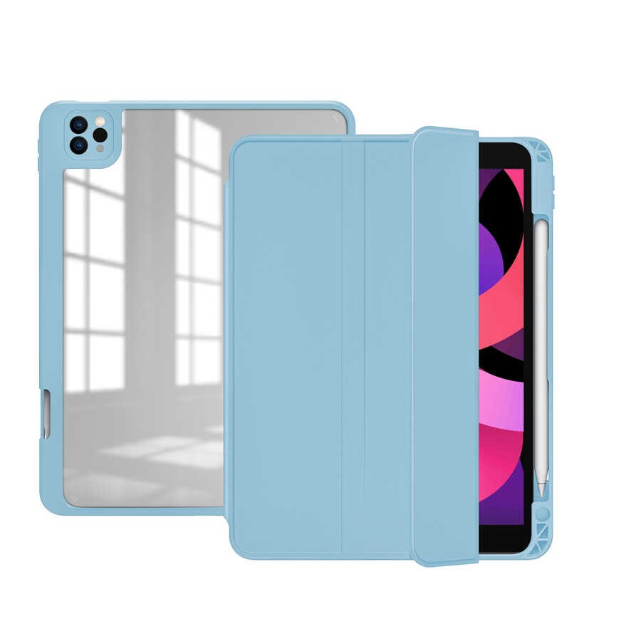 iPad Pro 11 2020 (2.Nesil)  Zore Nort Arkası Şeffaf Standlı