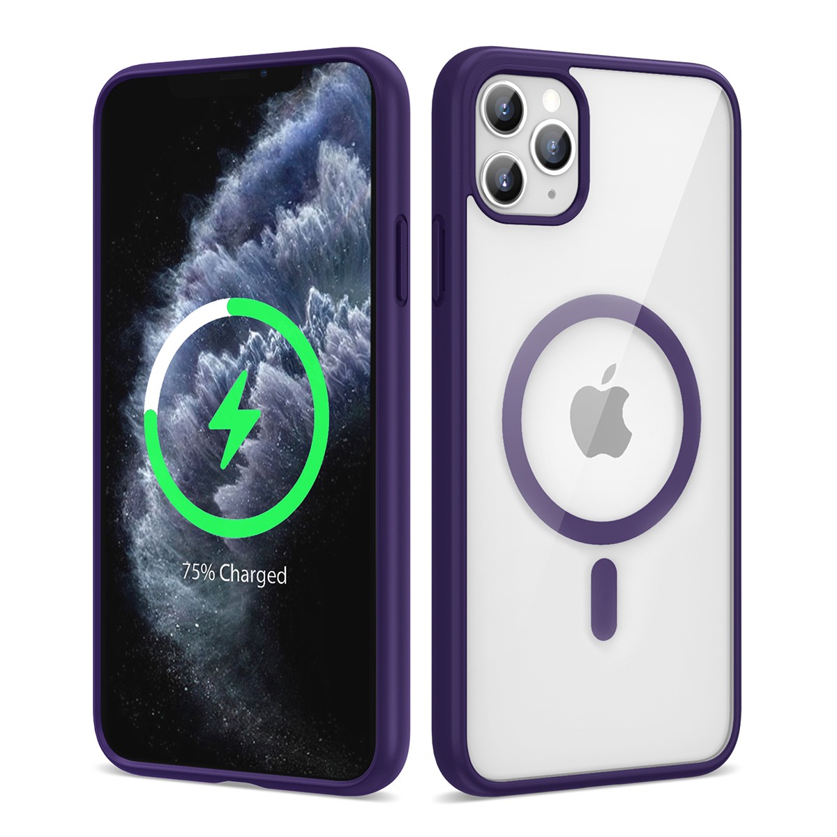 iPhone 13 Pro Compatible Silicone Zore Ege Case with Magsafe Wireless Charging Feature