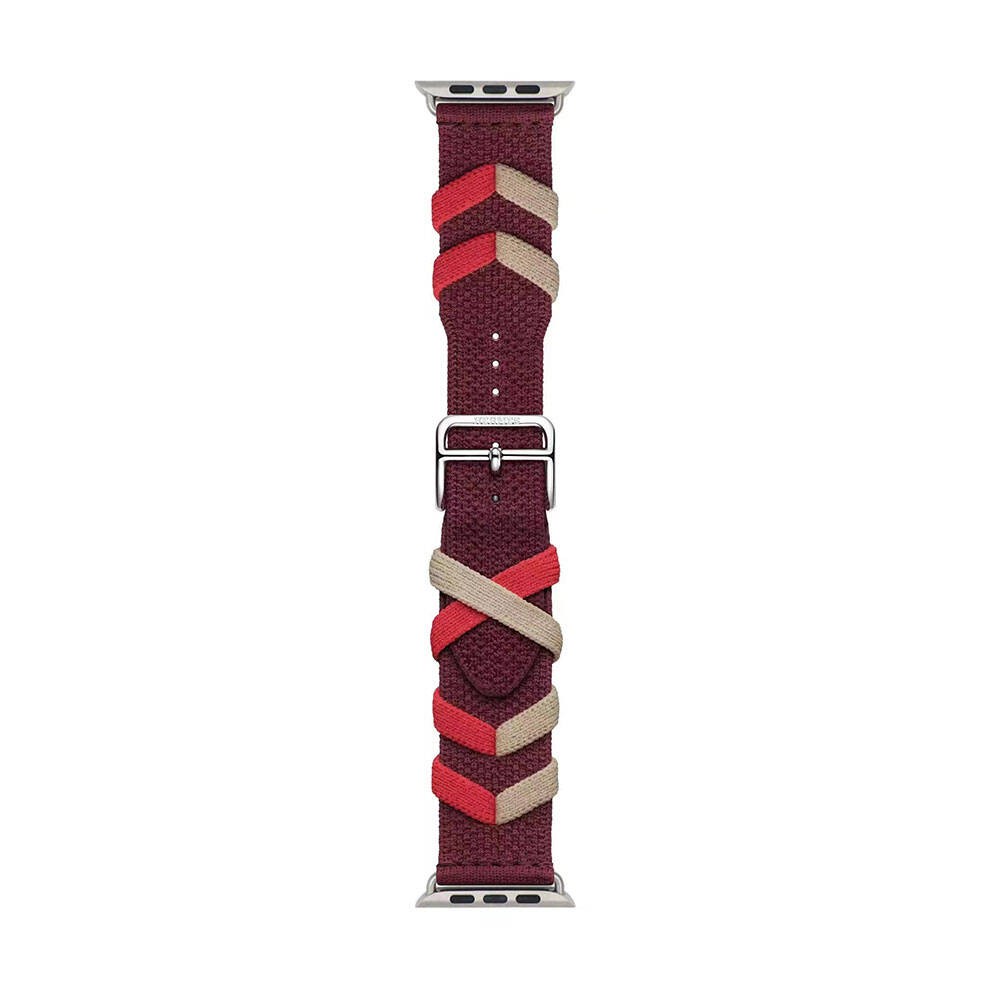 Watch 38mm Zore KRD-97 Sarmal Örgü Tasarımlı Kordon