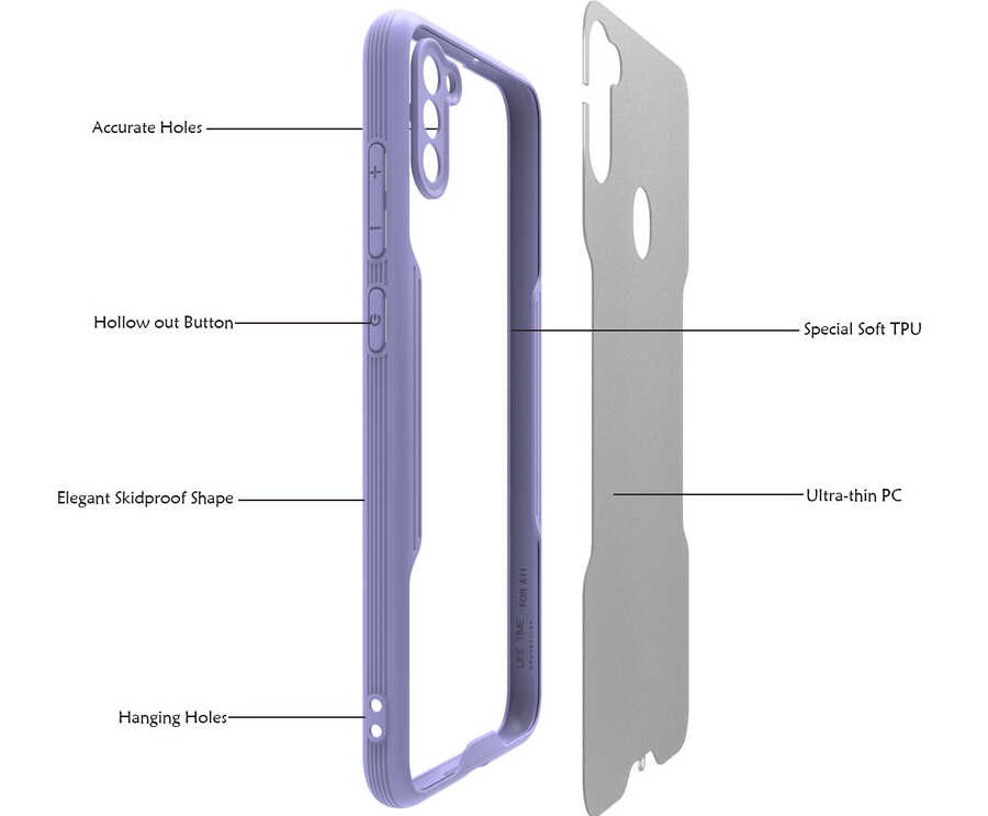 Galaxy A11 Kılıf Zore Parfe Kılıf
