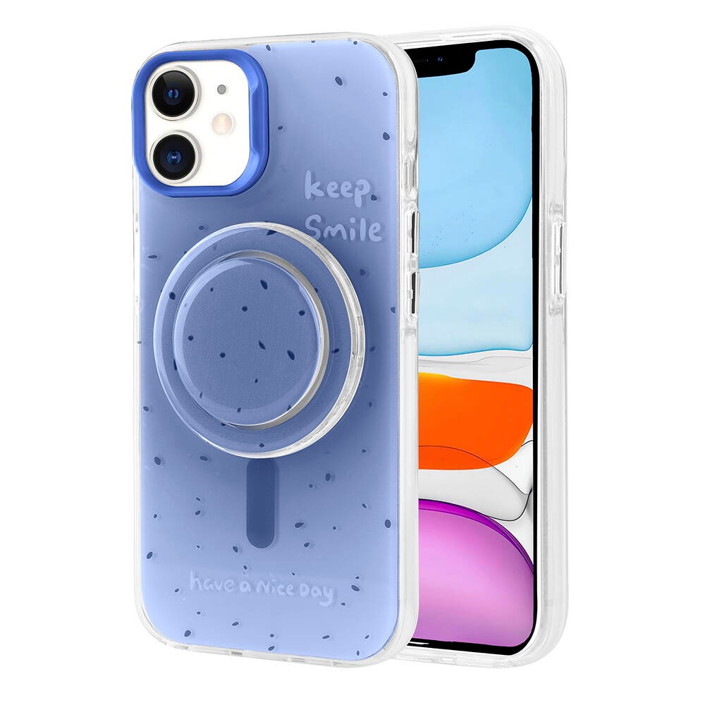 iPhone 11 Rona Tiktok Case with Magsafe Charging Feature and Plug+Removable Pop Socket