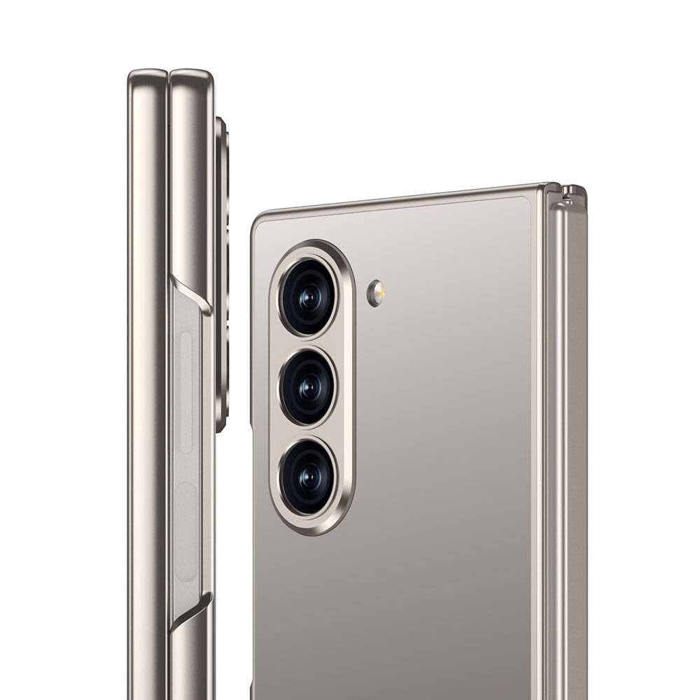 Galaxy Z Fold 6 Titanyum Metal Tasarımlı Zore Kıpta Caz