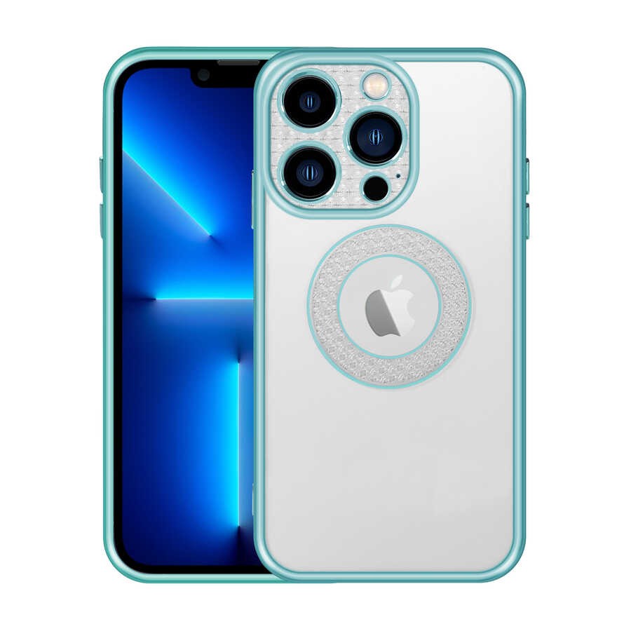iPhone 13 Pro Kamera Korumalı Logo Gösteren Zore Esta