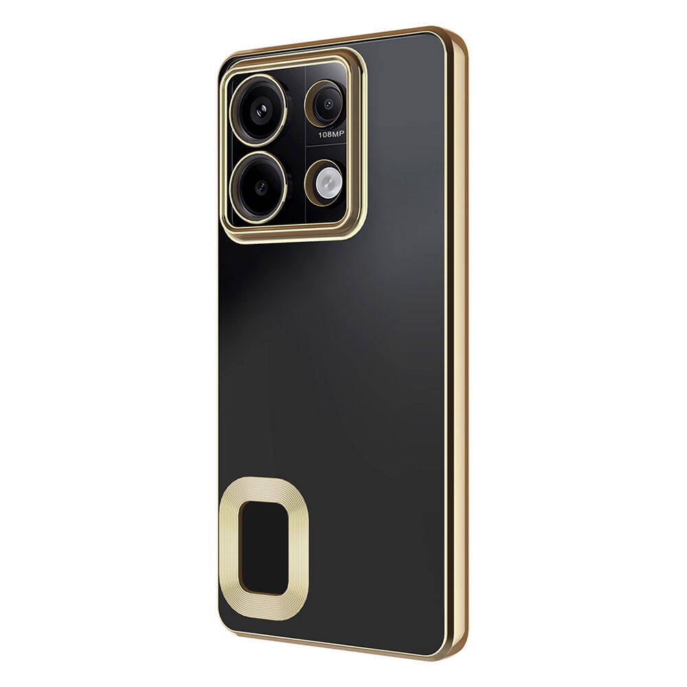 Xiaomi Redmi Note 13 4G Kamera Korumalı Logo Gösteren Zore Omega Kılıf