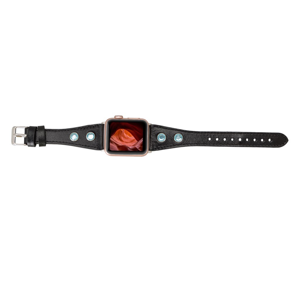 Apple Watch Uyumlu Deri Kordon 38-40-41mm Slim TR RST1
