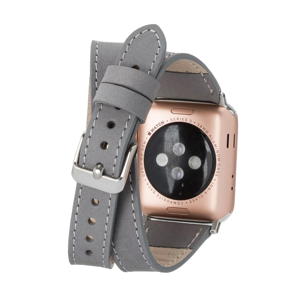 Apple Watch Uyumlu Deri Kordon 42-44-45mm Slim DTQUARST9