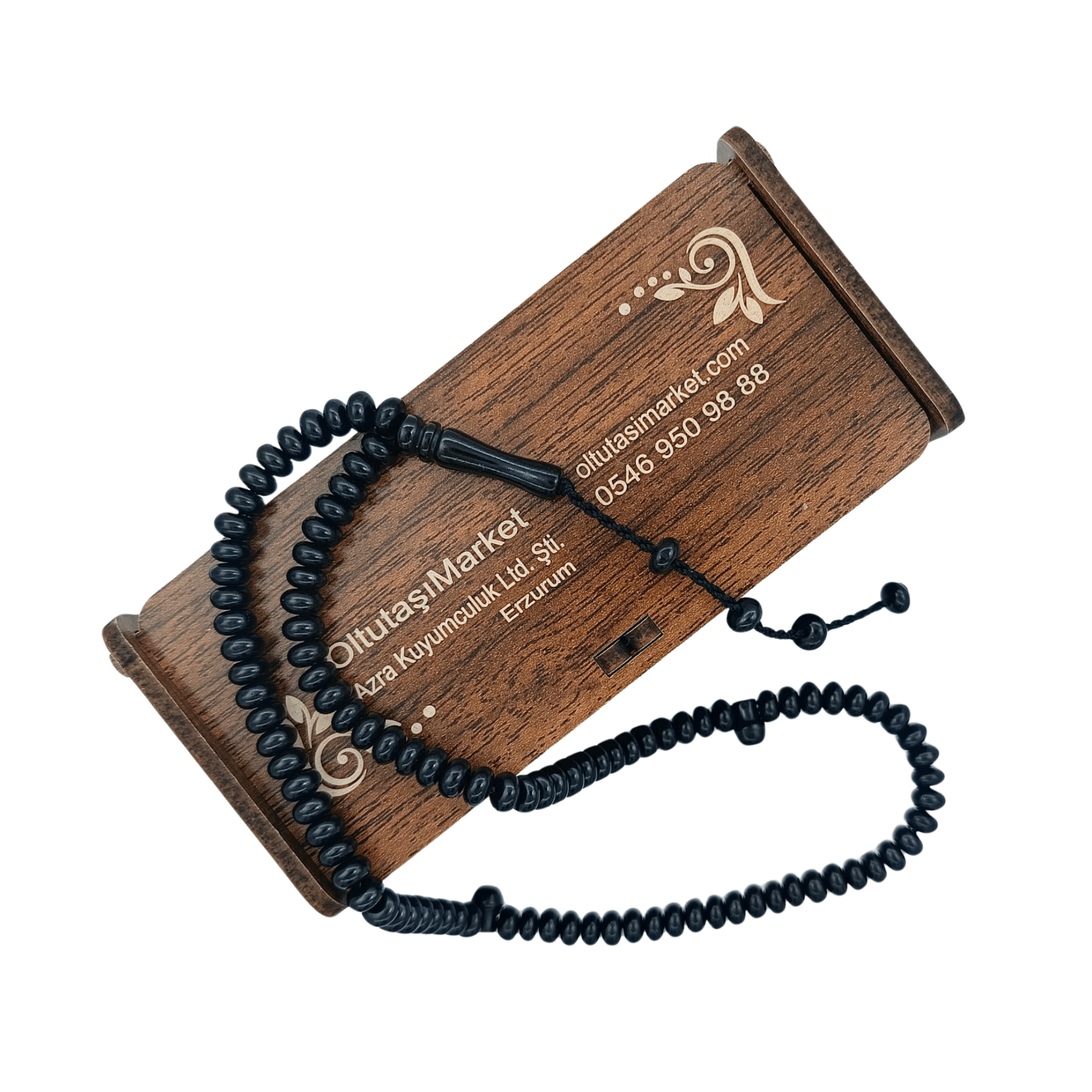 Mini 99 luk Oltu Namaz Dua Zikir Tesbihi 5,5 x 3 mm