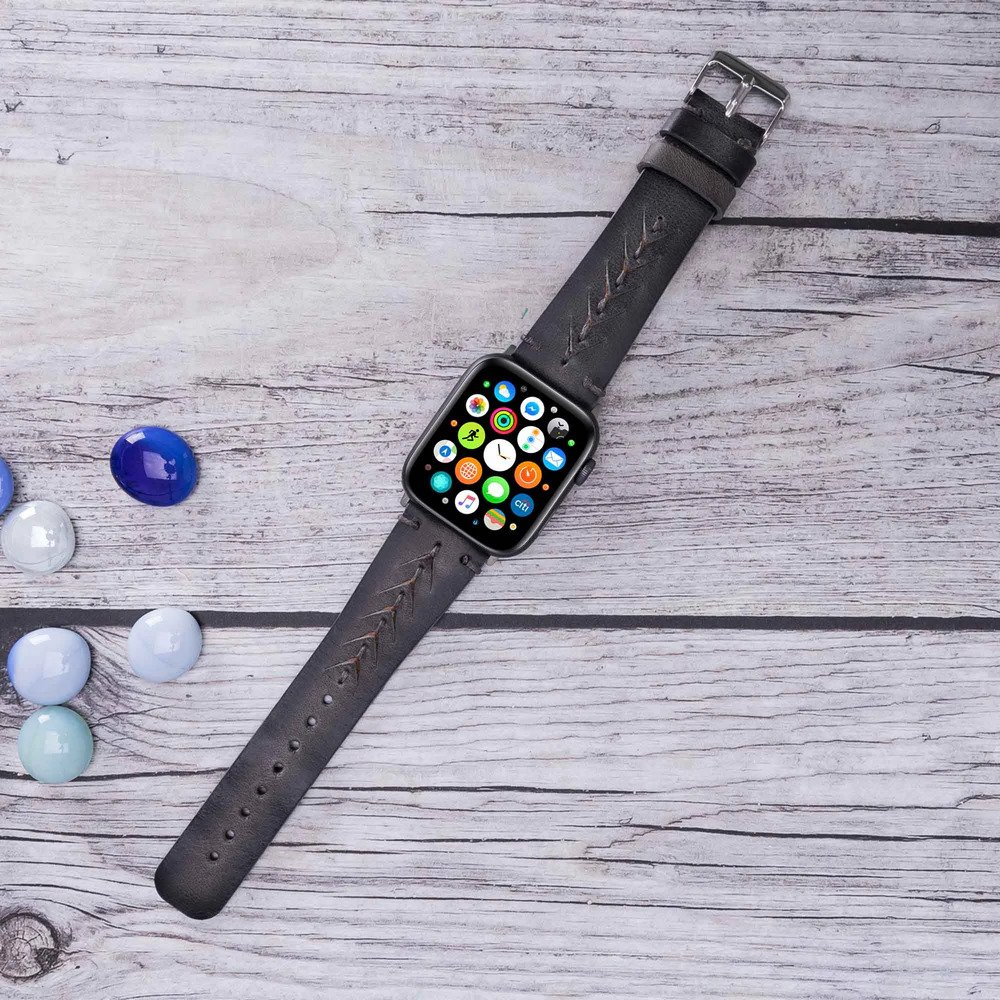 Apple Watch Uyumlu Deri Kordon 42-44-45mm Boras VS4EF