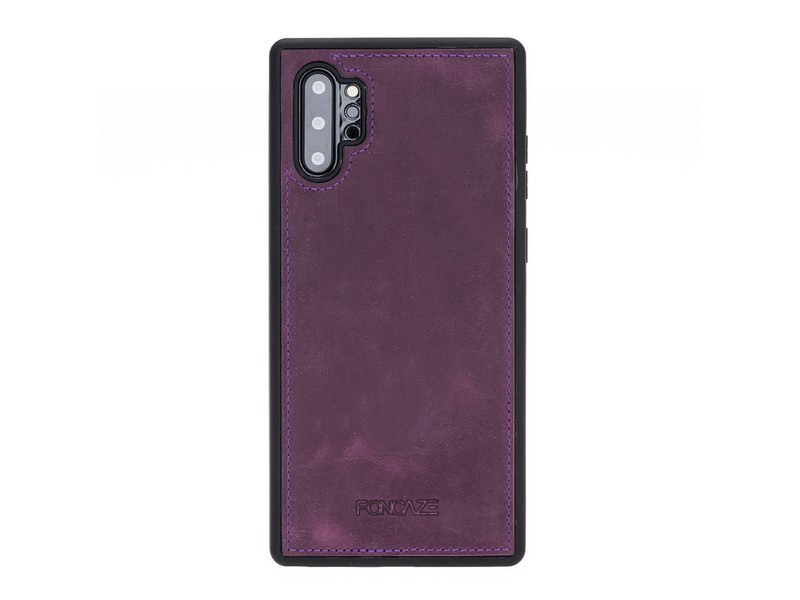 Samsung Galaxy Note 10 Plus Uyumlu Deri Cüzdanlı Kılıf Foncaze G7