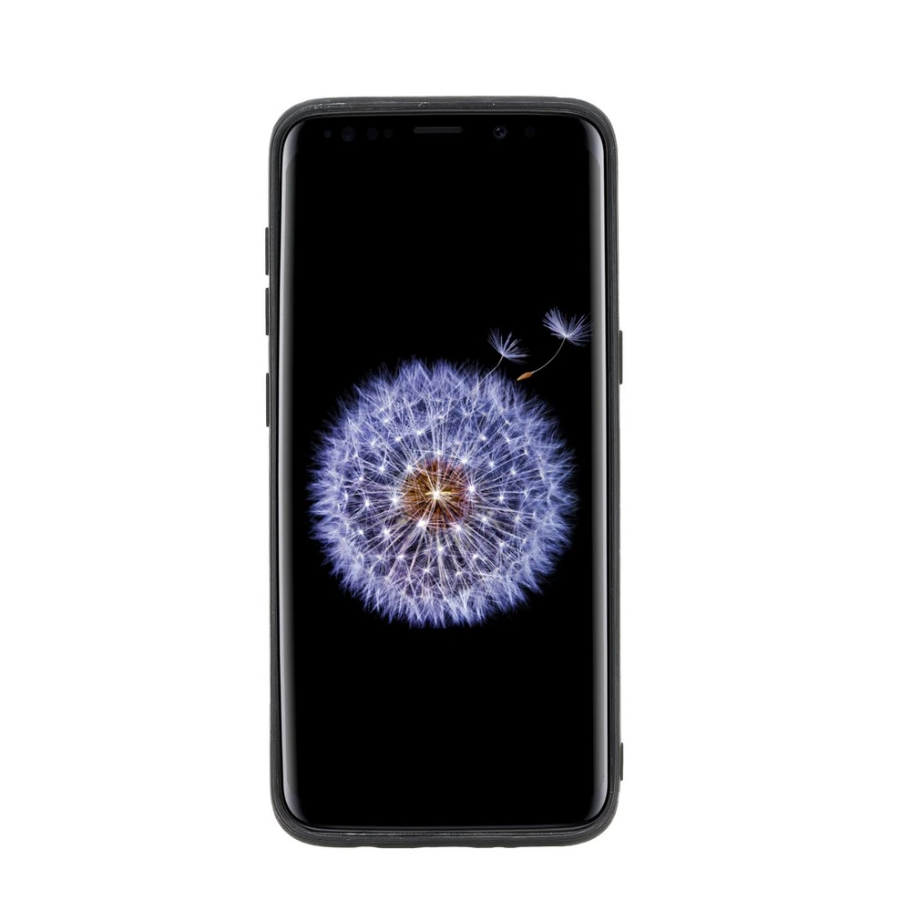 Samsung Galaxy S8 Uyumlu Deri Arka Kapak FL20 Mavi