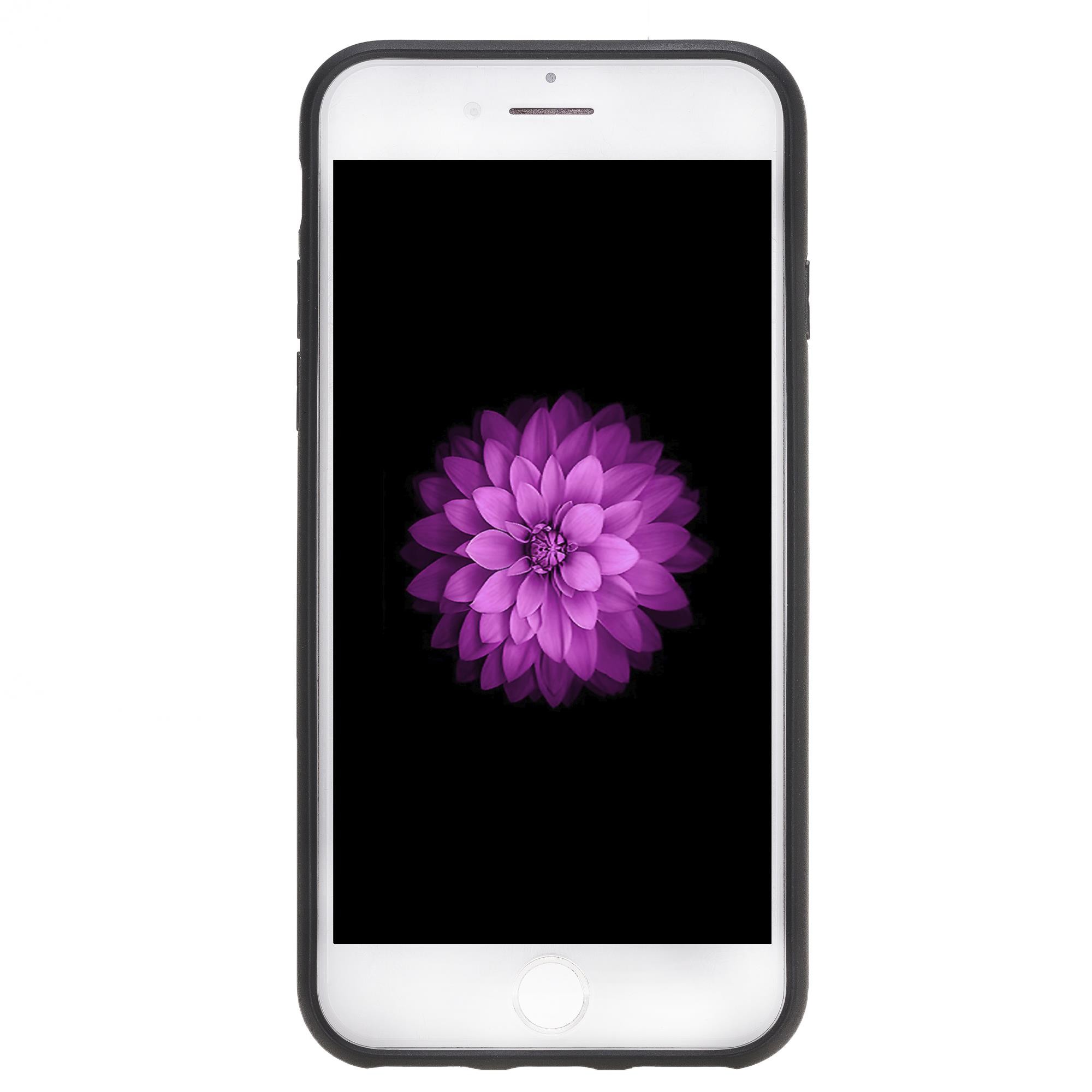 Apple iPhone 7-8 Plus Uyumlu Deri Arka Kapak Taba