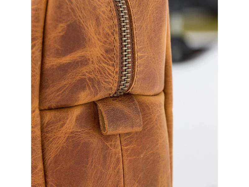 Deri Bakım Ve Seyahat Çantası, X Beden, G19 Taba