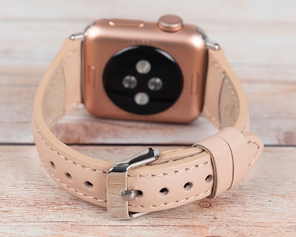 Apple Watch Uyumlu Deri Kordon 42-44-45mm Slim NU1