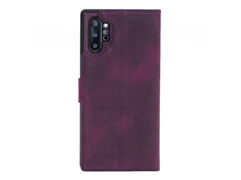 Samsung Galaxy Note 10 Plus Uyumlu Deri Cüzdanlı Kılıf Foncaze G7