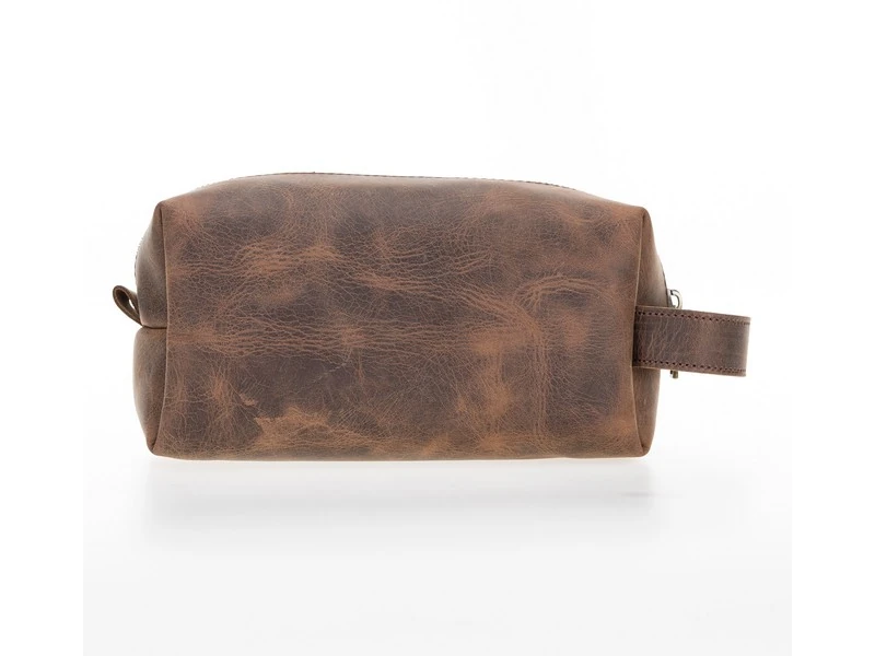 Deri Bakım Ve Seyahat Çantası, X Beden, G6 Kahverengi