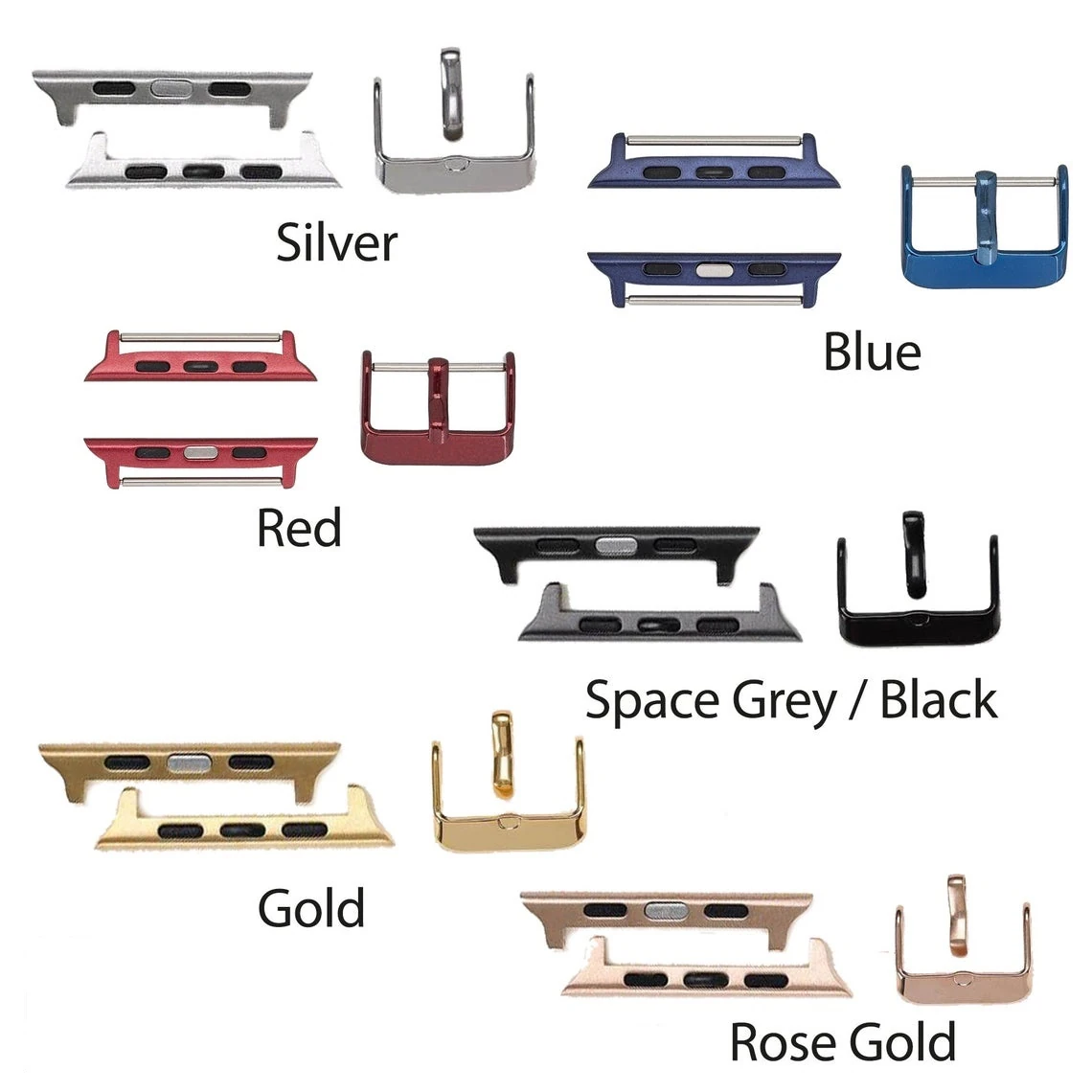 Apple Watch Uyumlu Deri Kordon 38-40-41mm GT RST9 Gri