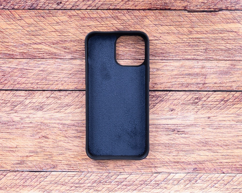 Apple iPhone 13 Pro Uyumlu Deri Cüzdanlı Kılıf Lacivert