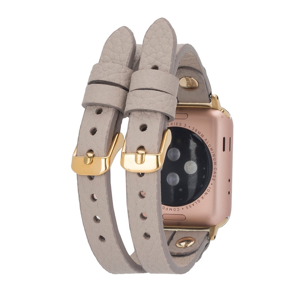 Apple Watch Uyumlu Deri Kordon Ely Double Tour GT ERC3