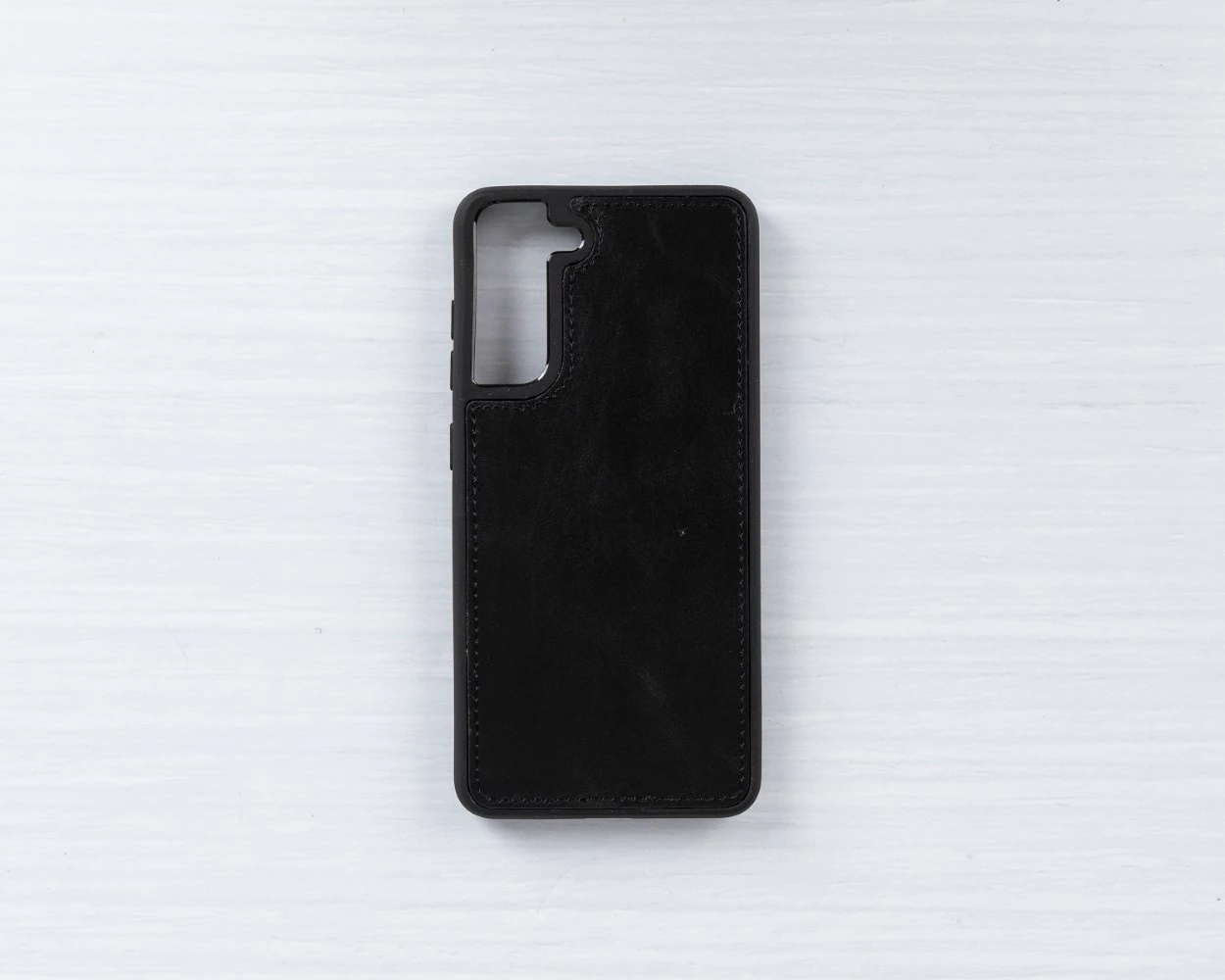 Samsung Galaxy S21 FE Uyumlu Deri Cüzdanlı Kılıf RST1 Siyah