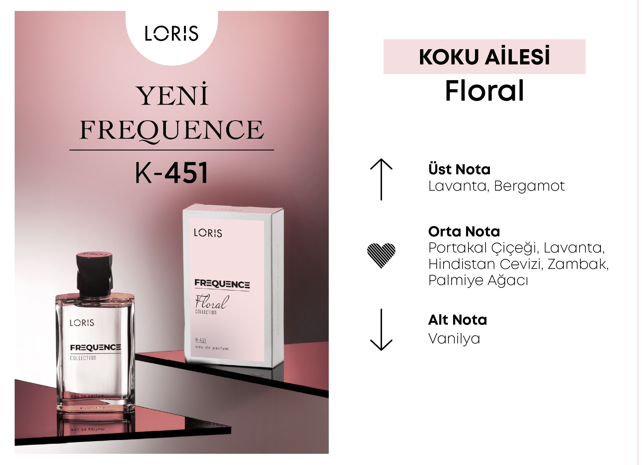 K-451 Frequence EDP Kadın Parfüm50 ML
