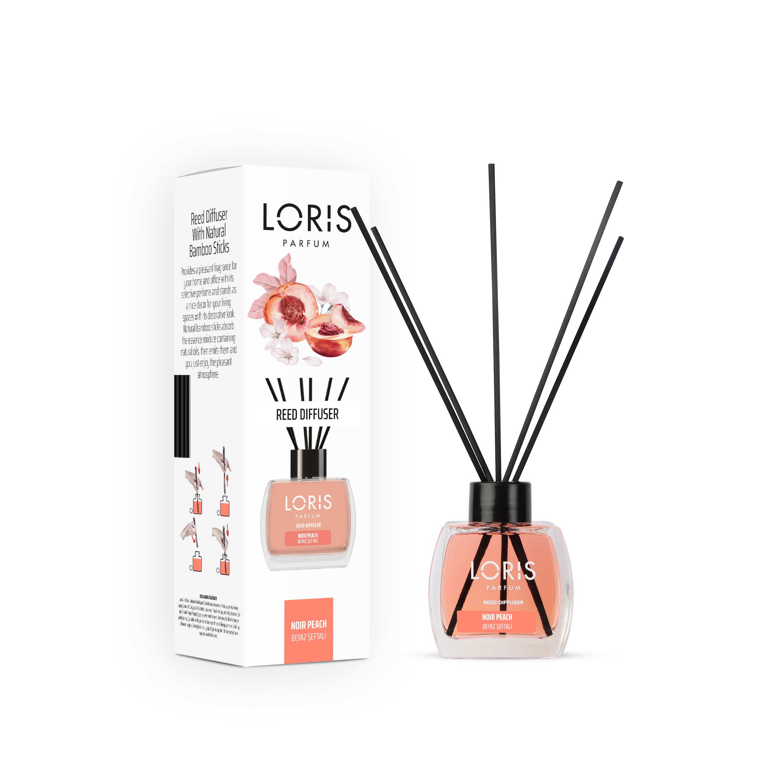 Beyaz Şeftali (Noir Peach) Oda Kokusu 120 ML