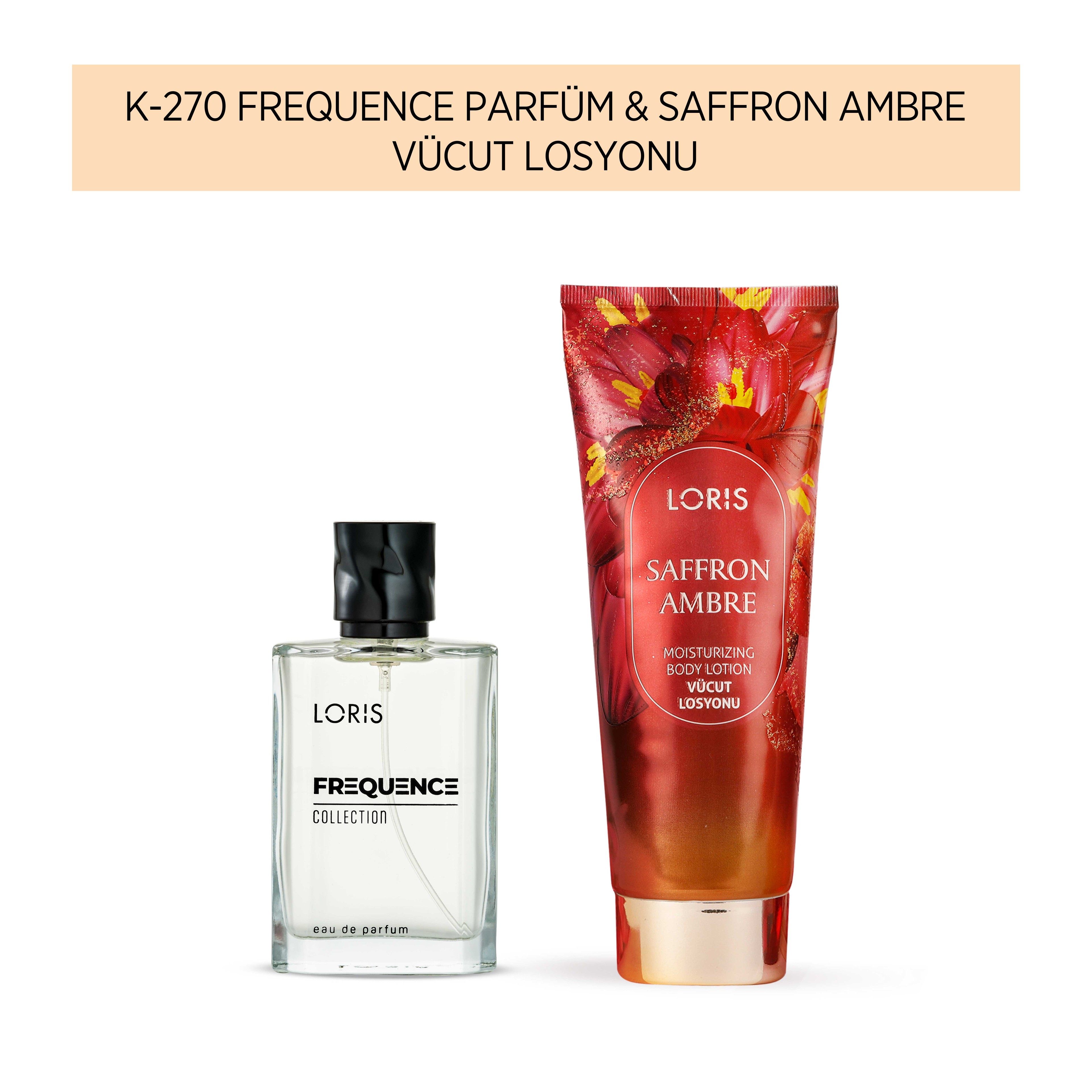 K-270 Parfüm &  Saffron Ambre Vücut Losyonu