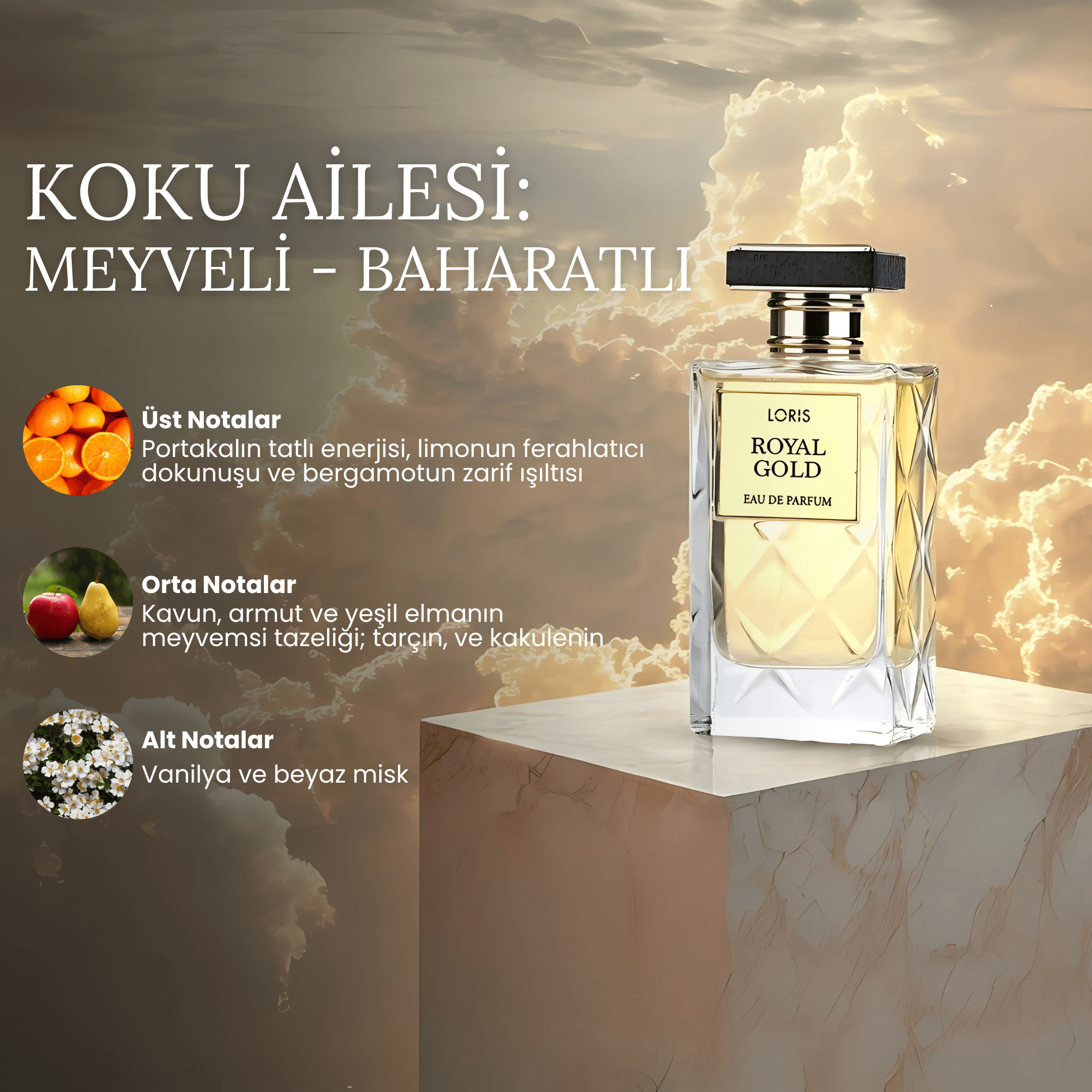 Loris Royal Gold Parfüm 80 Ml