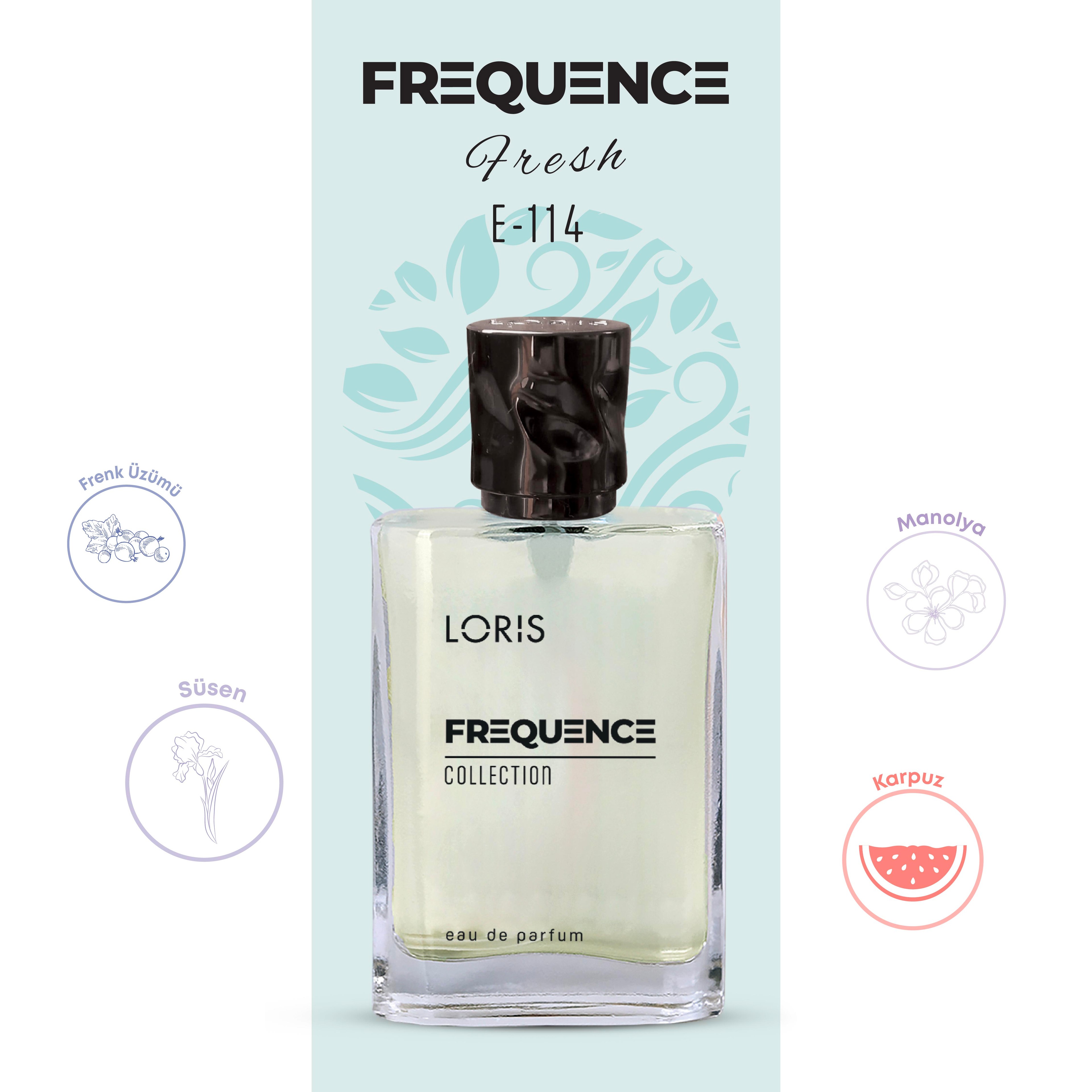 Loris E-114 Frequence Erkek EDP Parfüm 50 ML