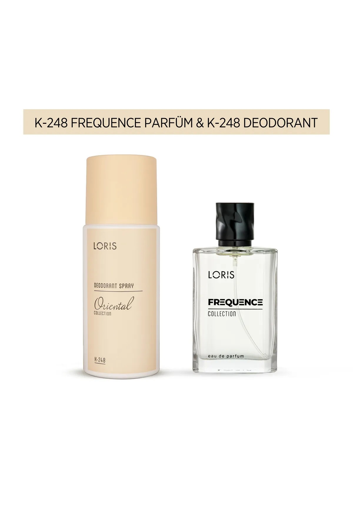 Loris K-248 Frequence Kadın Parfüm 50 Ml & K-248 Kadın Deodorant 150 Ml