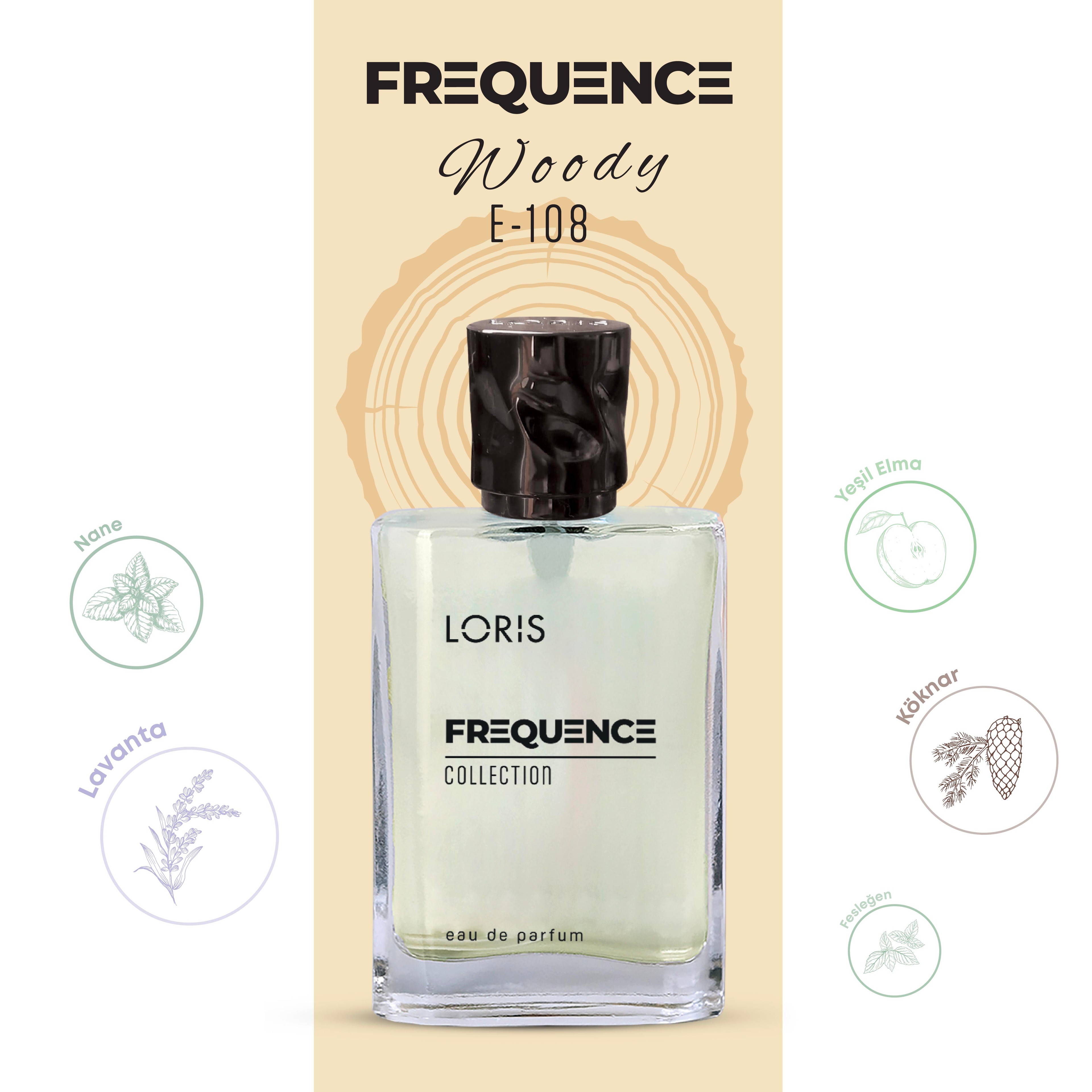 Loris E-108 Frequence Erkek Parfüm 50 Ml